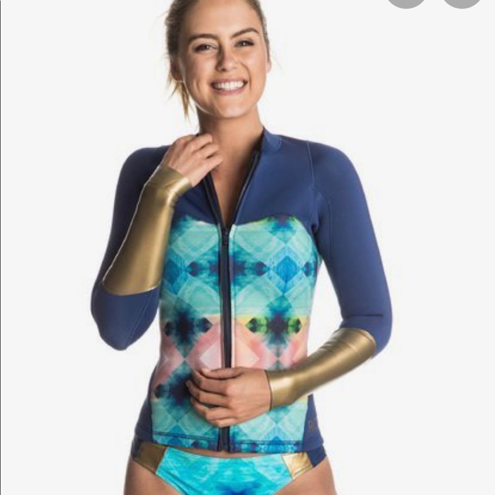 NWT Roxy 2mm surf jacket size 4